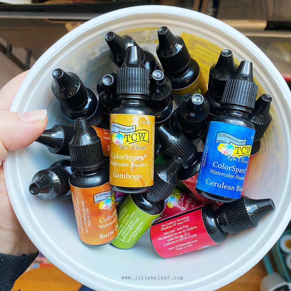 Container of ColorSparx Watercolor Powder.